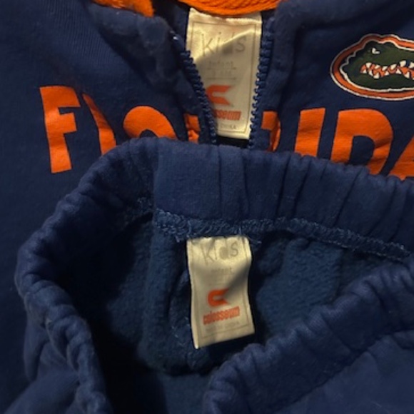 Colosseum Kids Florida gators sweat pants and zip up hooded jacket set - 3-6 M - Picture 4 of 6